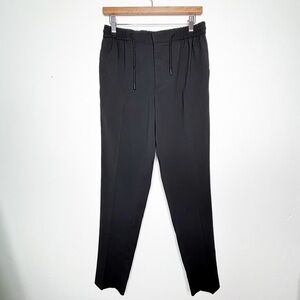 ASOS Black Tapered Drawstring Slim fit Dress Pants Size 33x30 EUC